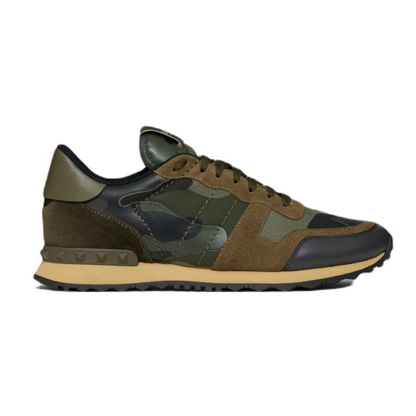 Valentino Garavani Sneaker Camouflage Donker Groen