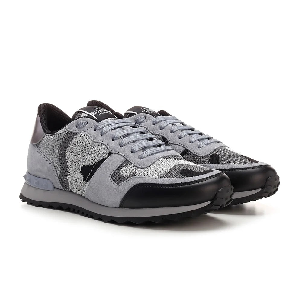 Valentino Garavani Sneaker Camouflage Grijs