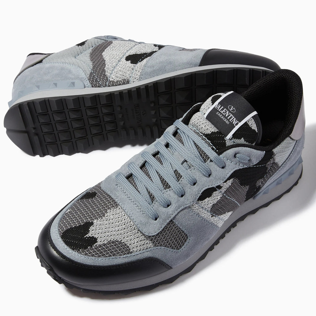 Valentino Garavani Sneaker Camouflage Grijs