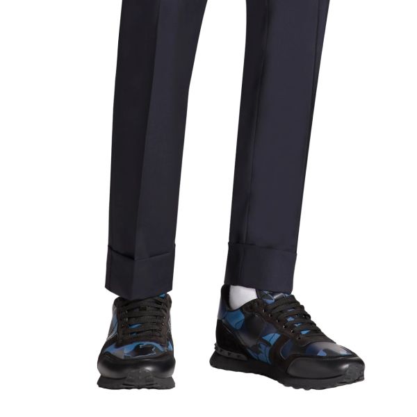 Valentino Garavani Sneaker Camouflage Navy