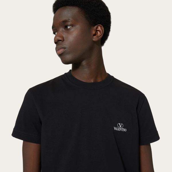 Valentino Garavani VLogo T-shirt Zwart