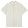 Olaf Textured Stripe Boxy Overhemd Off White