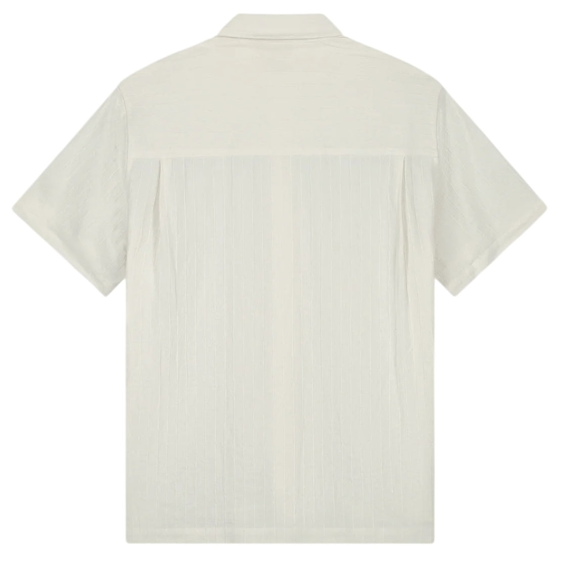Olaf Textured Stripe Boxy Overhemd Off White