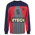 Han Kjøbenhavn Club Longsleeve T-shirt Navy/Rood/Grijs