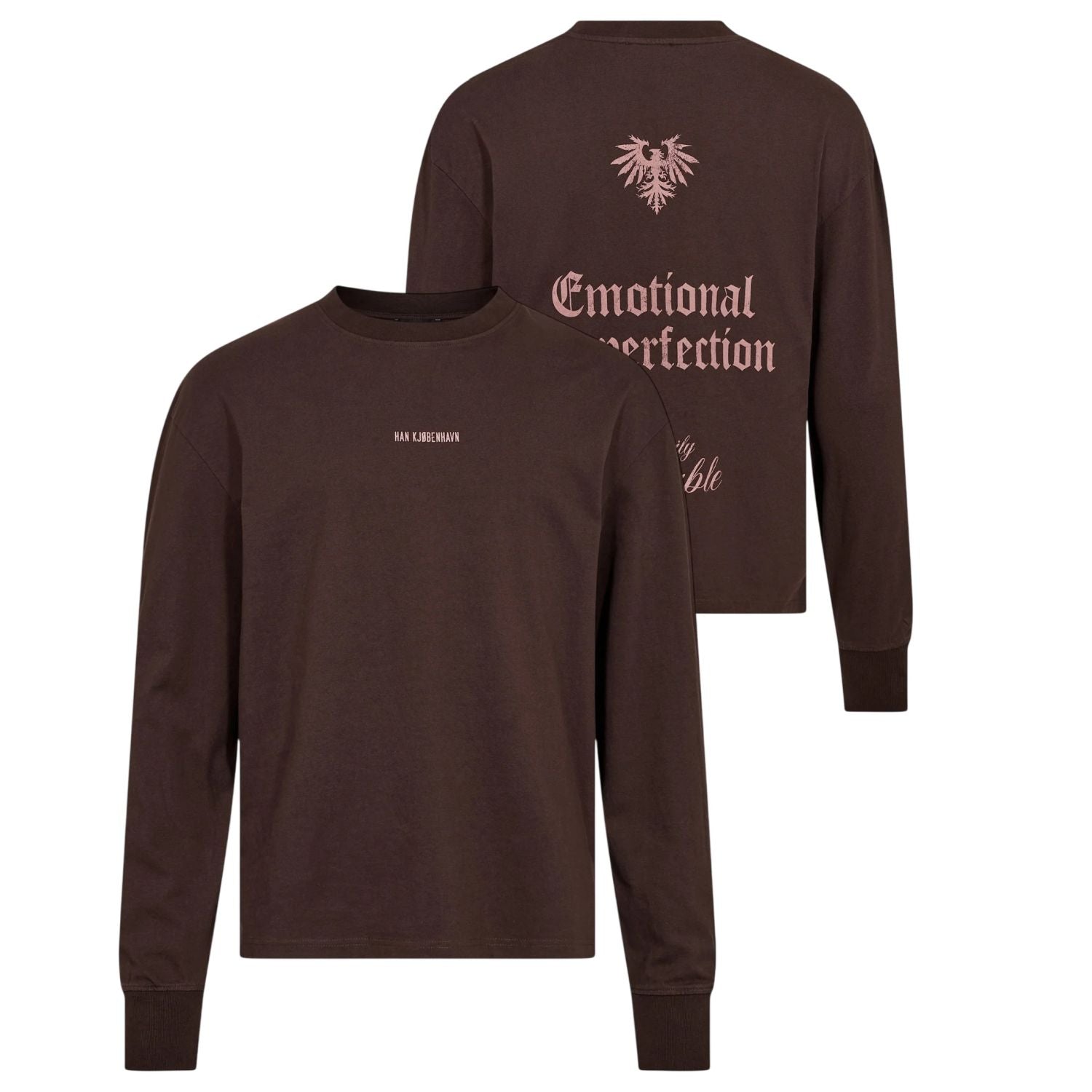 Han Kjøbenhavn Graphic Longsleeve T-shirt Bruin