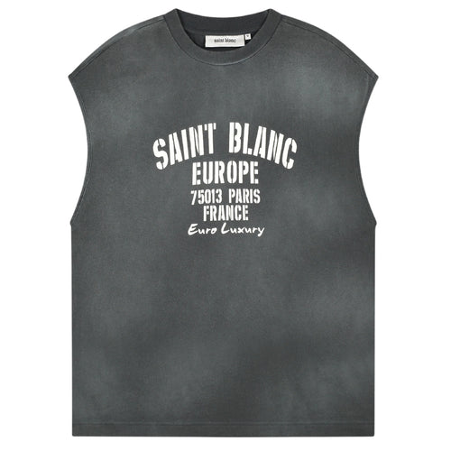 Saint Blanc Euro Luxury Sleeveless Top Zwart