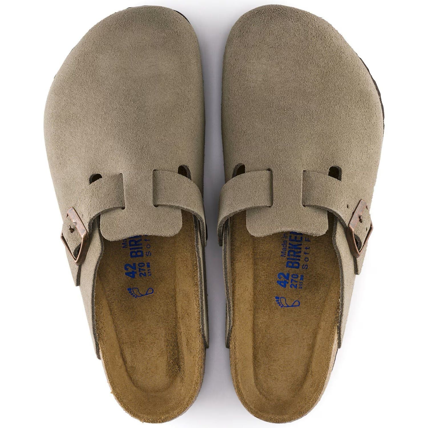 Birkenstock Boston Soft Pantoffel Beige