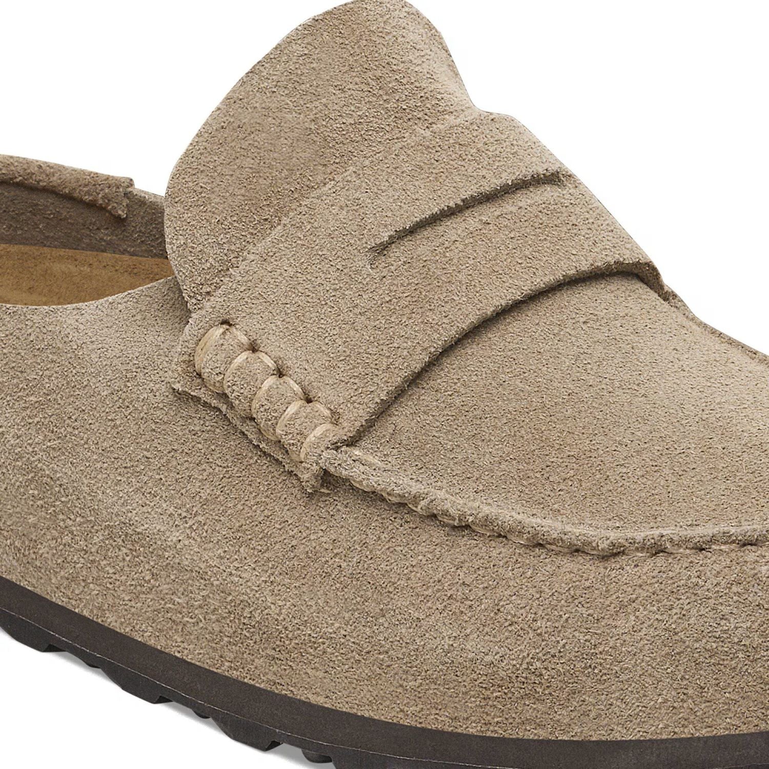 Birkenstock Naples Wrapped Pantoffel Beige