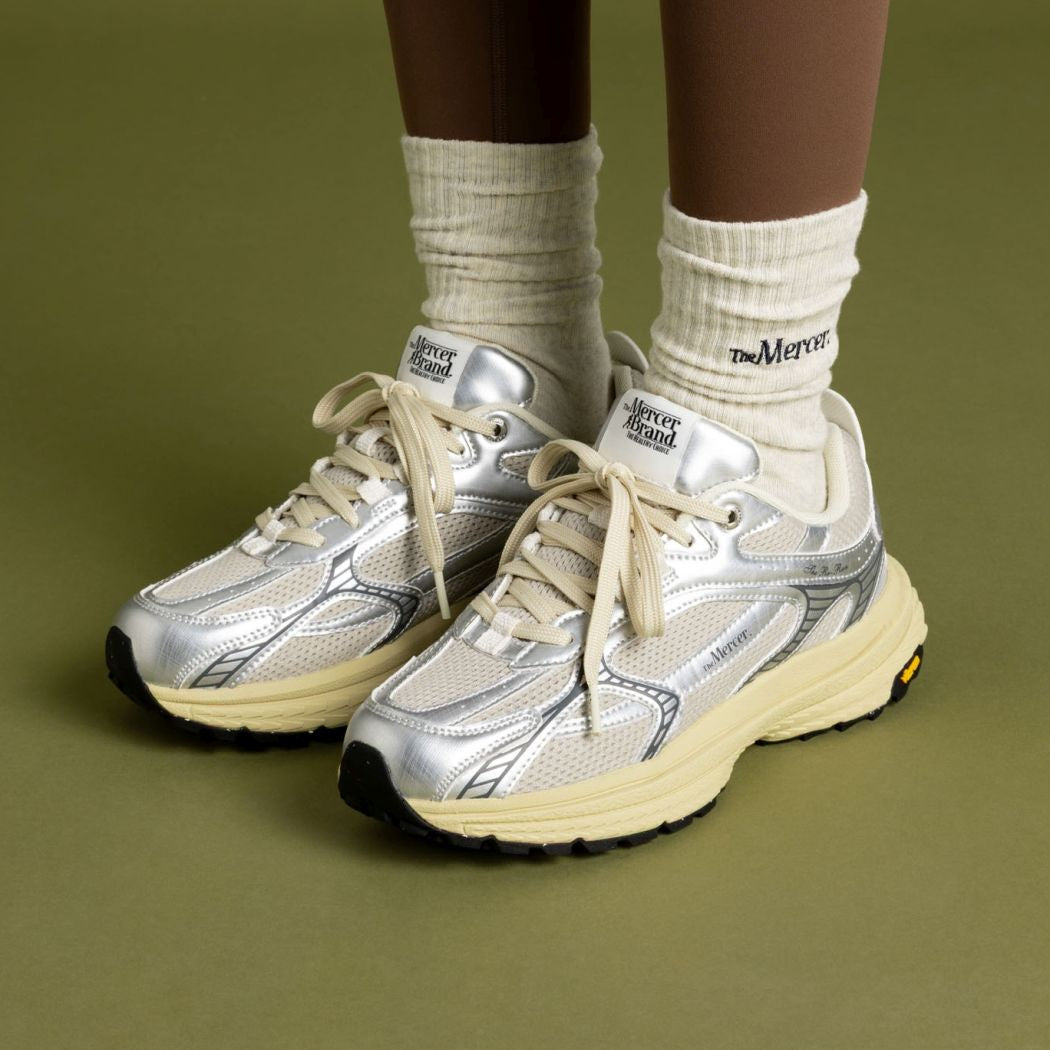 The Mercer Brand The Re-Run Vibram Sneaker Zilver