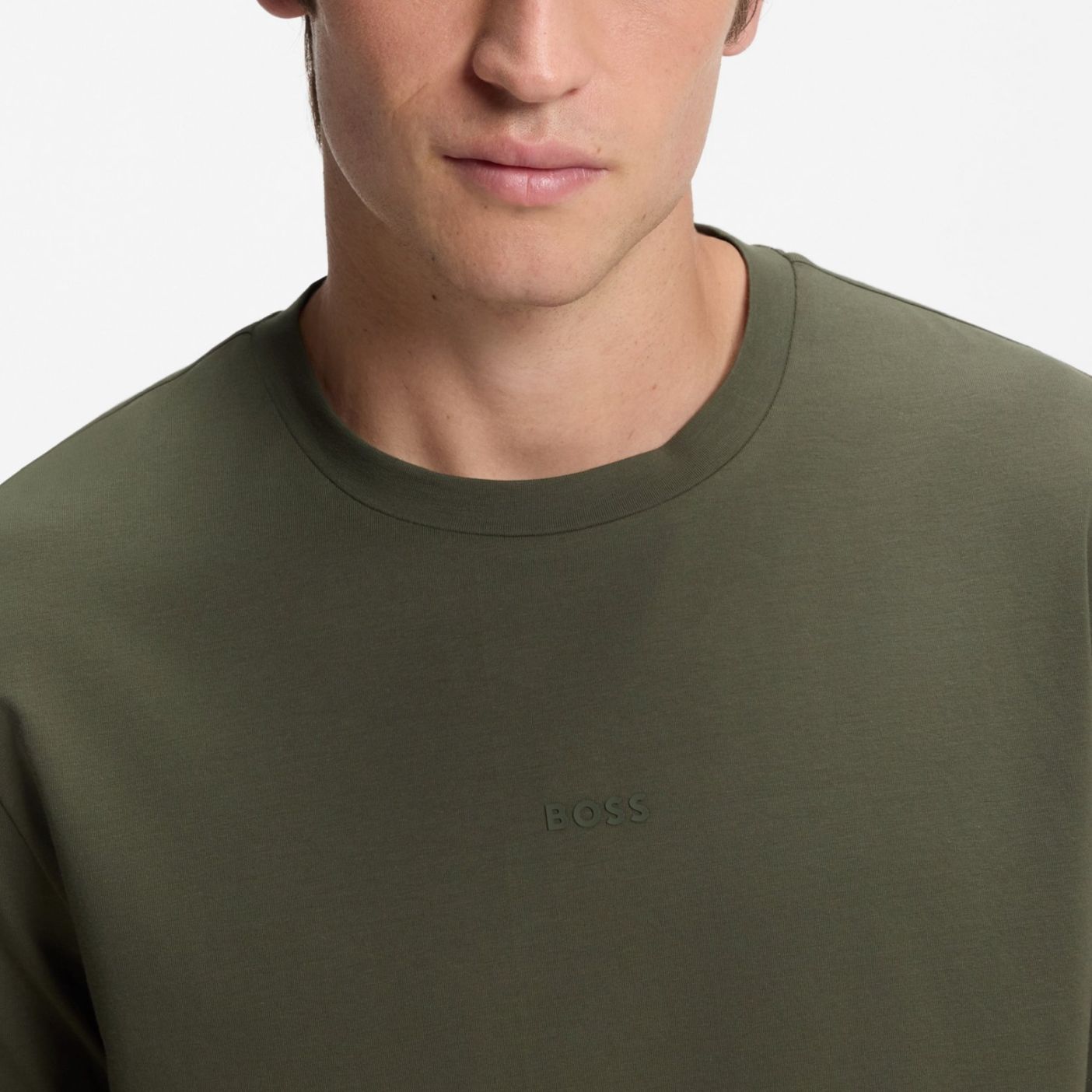 Boss Tchup T-shirt Donker Groen