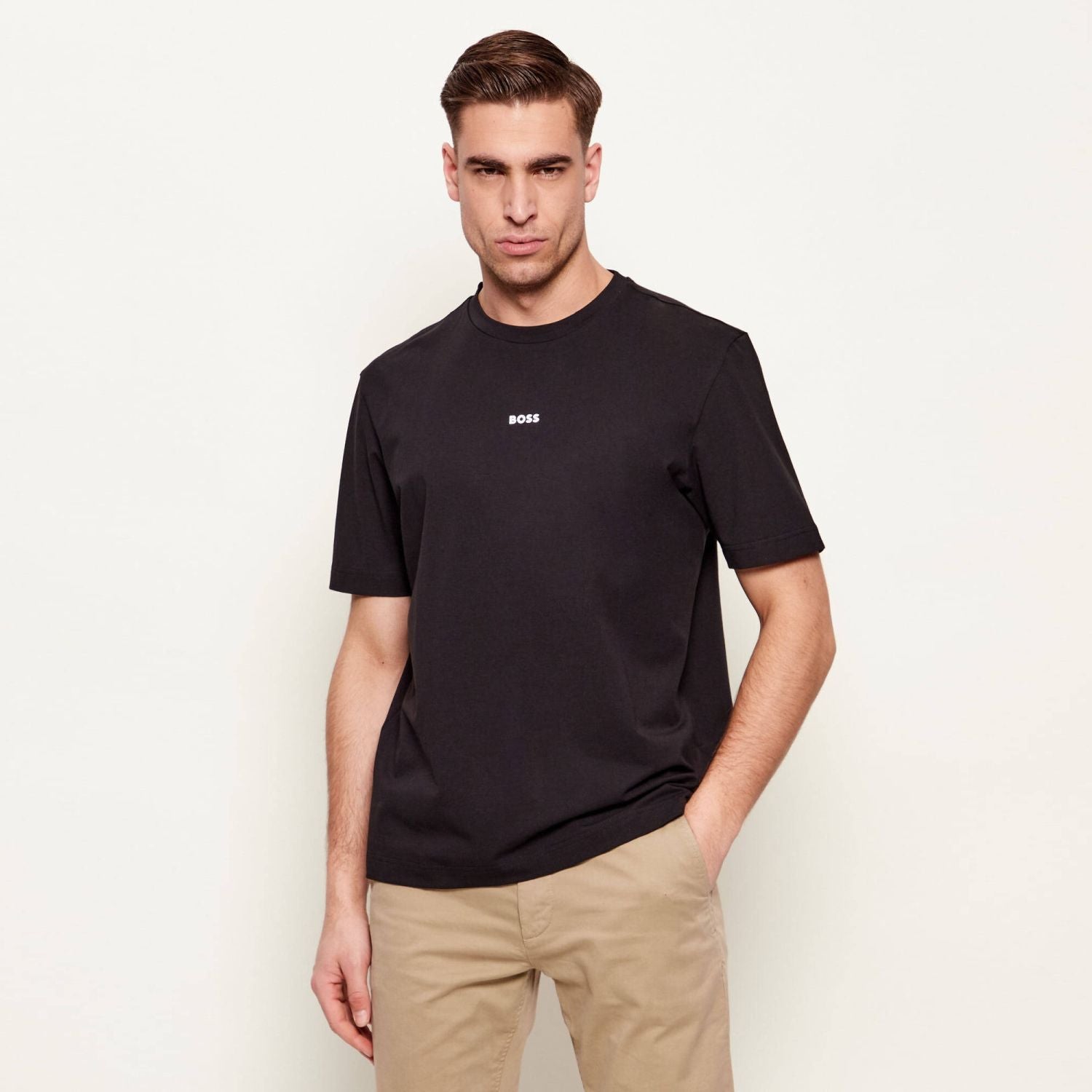 Boss Tchup T-shirt Zwart