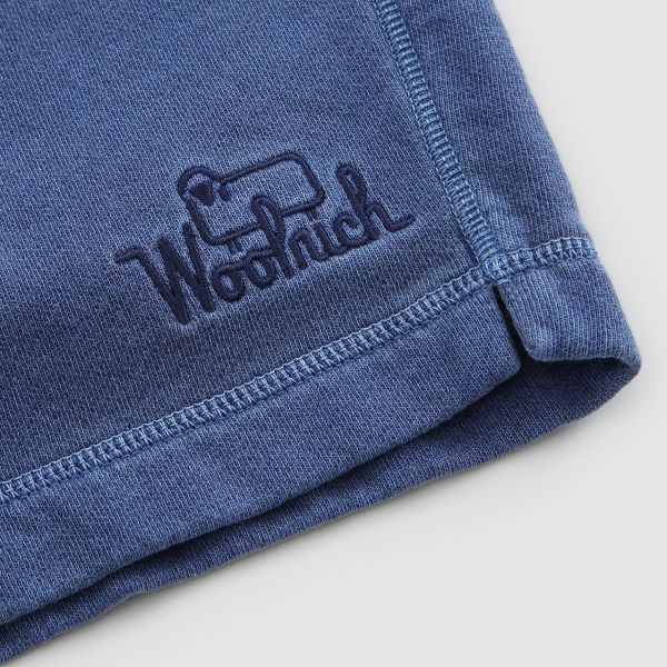 Woolrich American Fleece Korte Broek Navy
