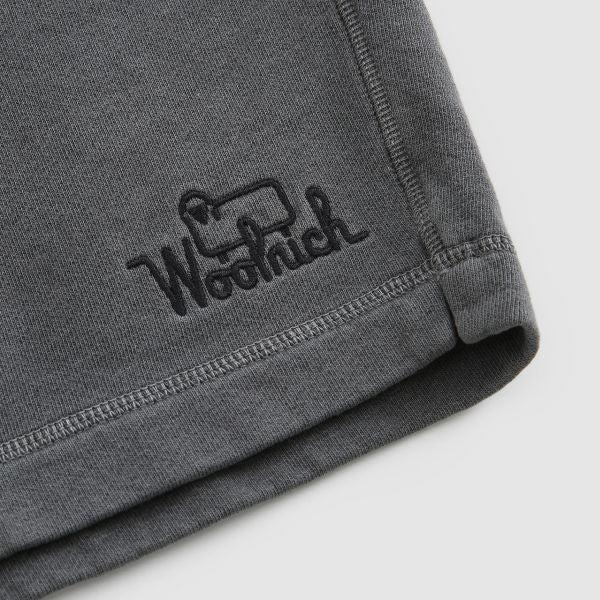 Woolrich American Fleece Korte Broek Zwart