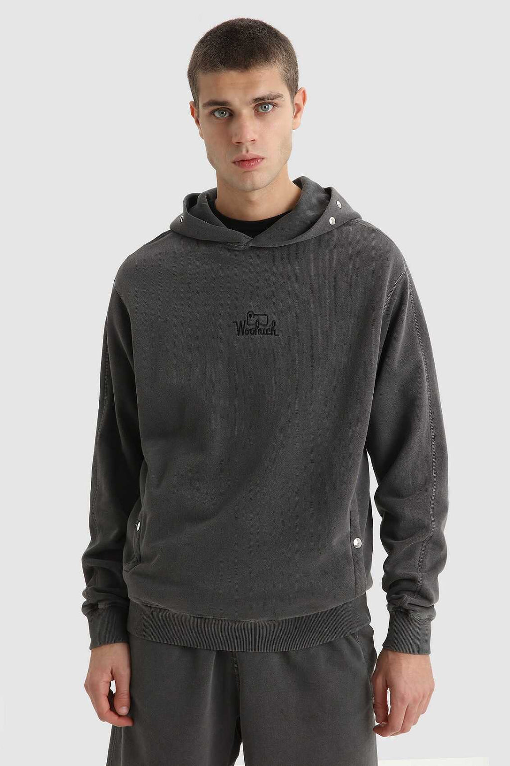 Woolrich American Hoodie Zwart