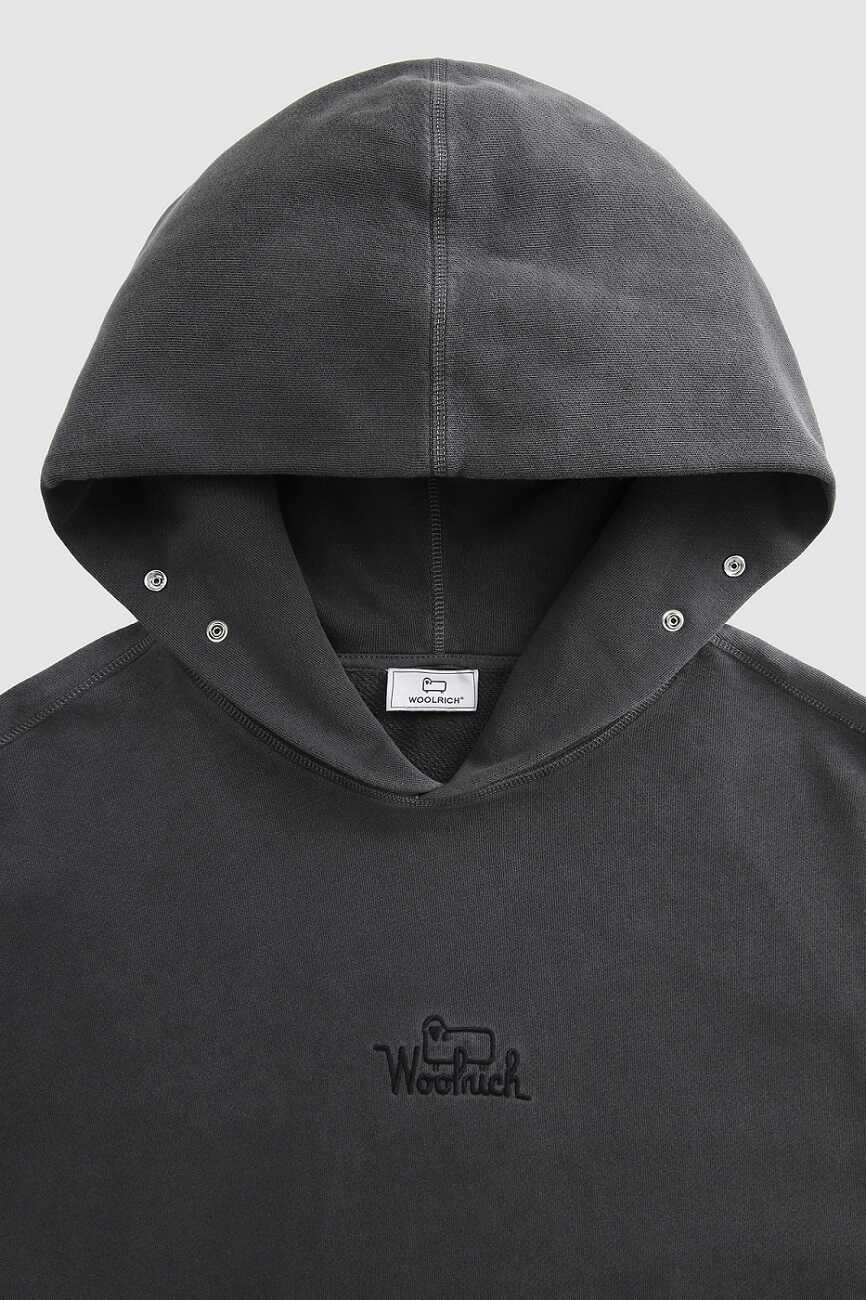 Woolrich American Hoodie Zwart