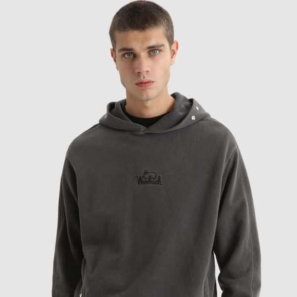 Woolrich American Hoodie Zwart