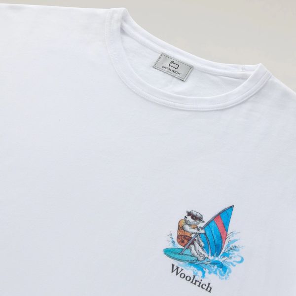 Woolrich Animated Sheep T-shirt Wit
