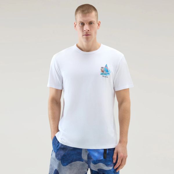 Woolrich Animated Sheep T-shirt Wit