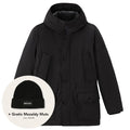 woolrich arctic stretch down parka zwart