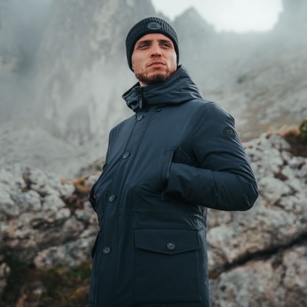 Woolrich Artic Stretch Parka Navy