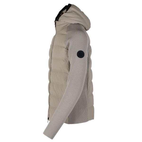 Woolrich Bering Hooded Hybrid Jack Beige