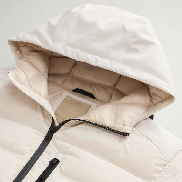 Woolrich Bering Hybrid Jas Beige