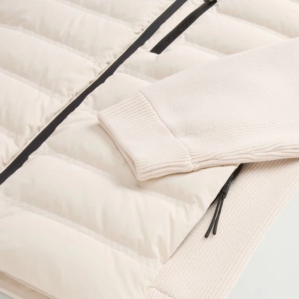 Woolrich Bering Hybrid Jas Beige