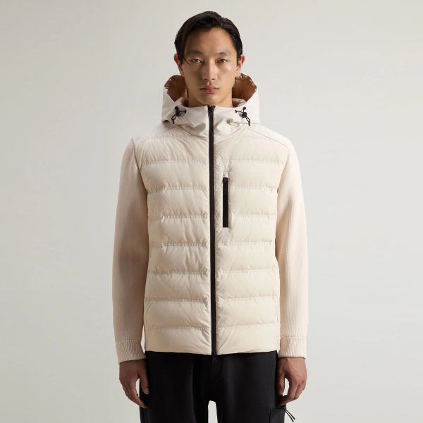 Woolrich Bering Hybrid Jas Beige