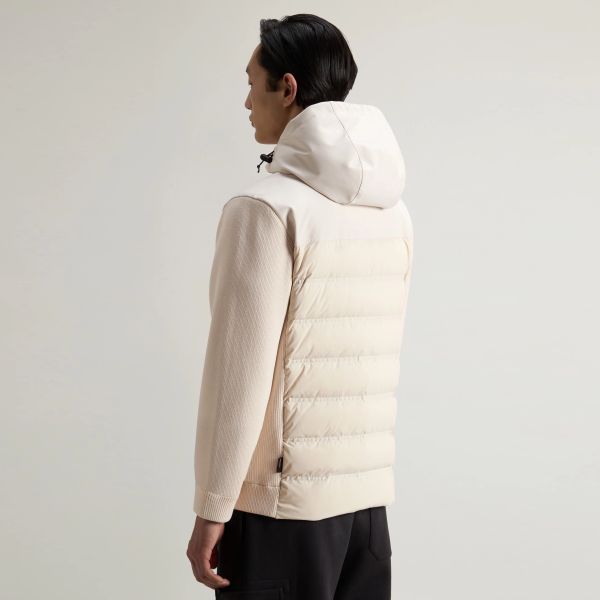 Woolrich Bering Hybrid Jas Beige