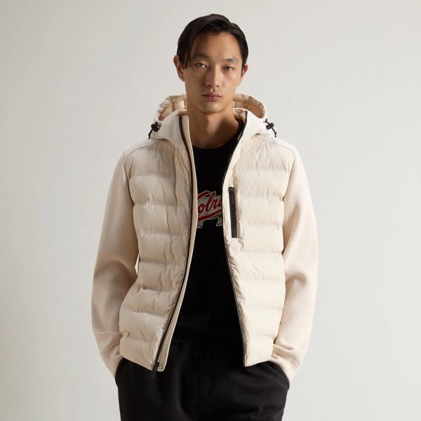 Woolrich Bering Hybrid Jas Beige