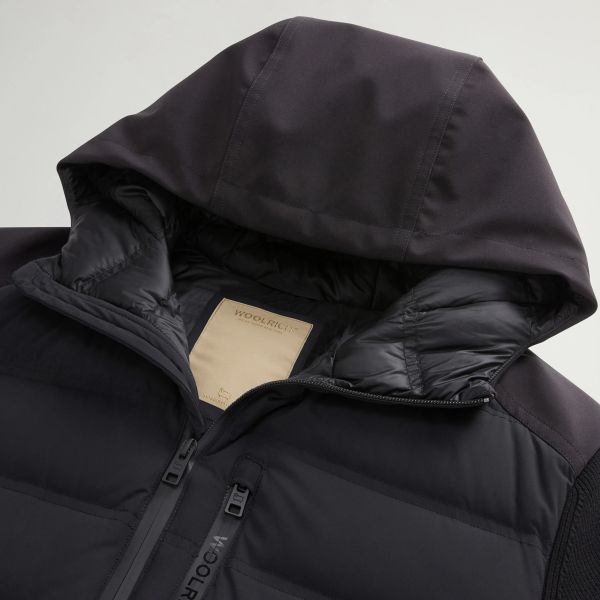 Woolrich Bering Hybrid Jas Zwart