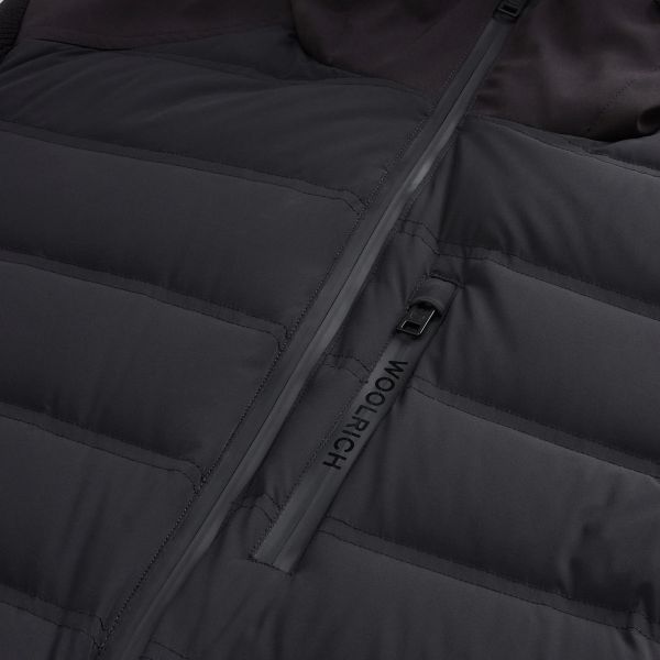 Woolrich Bering Hybrid Jas Zwart
