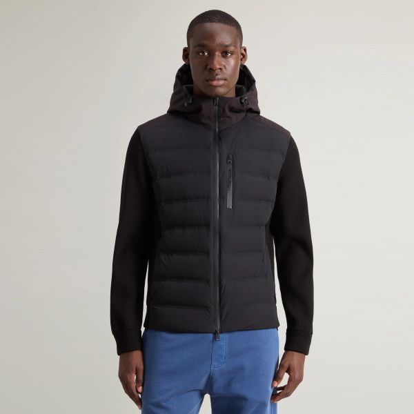 Woolrich Bering Hybrid Jas Zwart