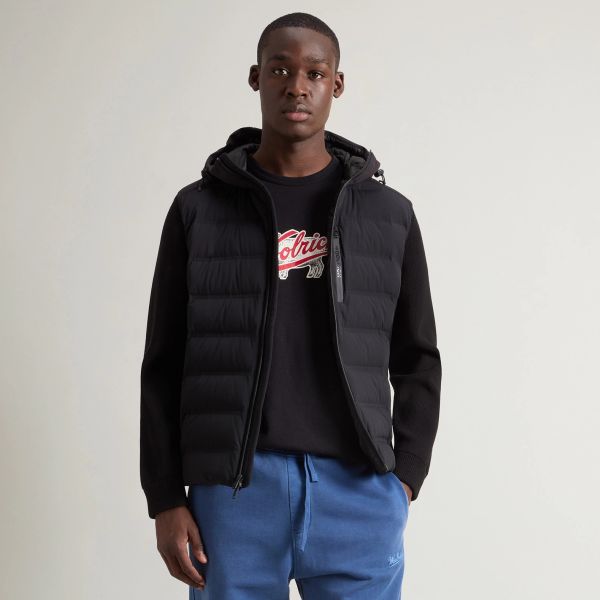 Woolrich Bering Hybrid Jas Zwart