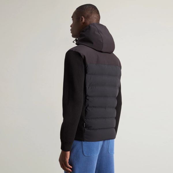 Woolrich Bering Hybrid Jas Zwart