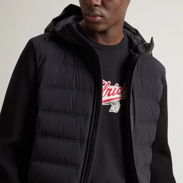 Woolrich Bering Hybrid Jas Zwart