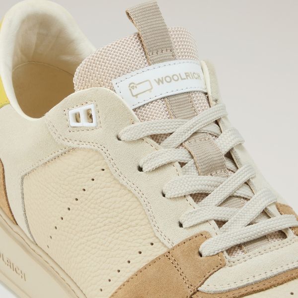 Woolrich Classic Basket Sneaker Beige