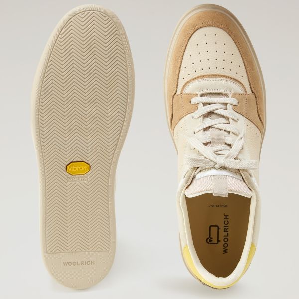 Woolrich Classic Basket Sneaker Beige