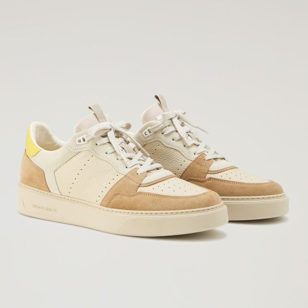 Woolrich Classic Basket Sneaker Beige