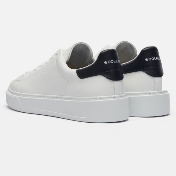 Woolrich Classic Court Sneaker Wit/Navy