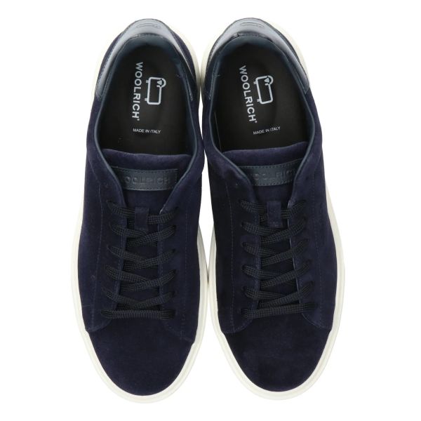 Woolrich Classic Court Suede Sneaker Navy