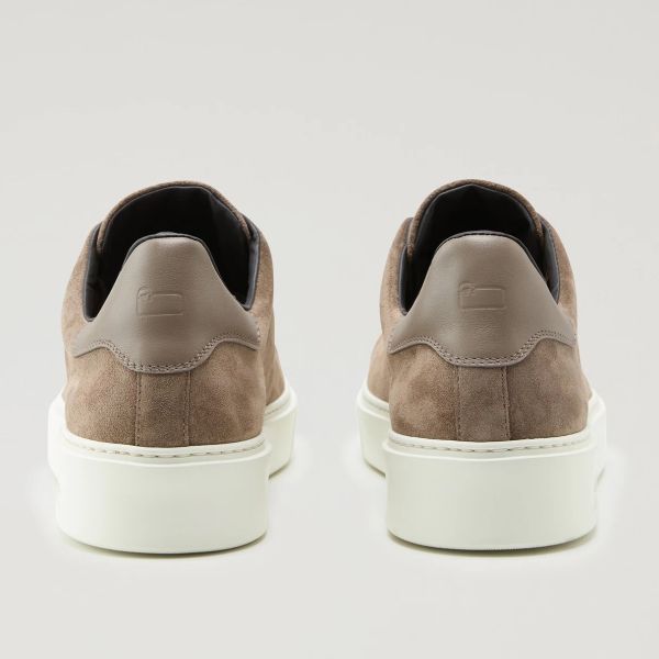 Woolrich Classic Court Suede Sneaker Taupe
