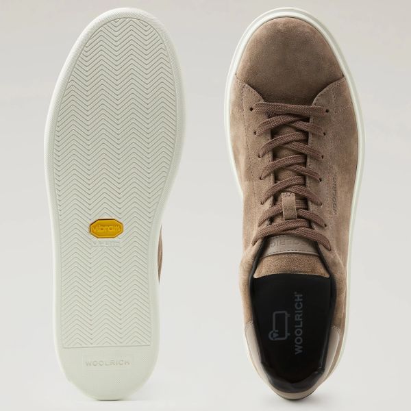 Woolrich Classic Court Suede Sneaker Taupe