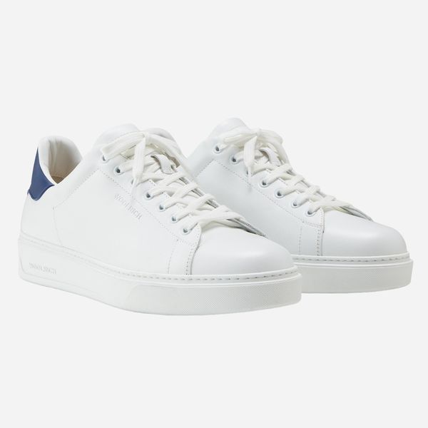 woolrich classic court sneaker wit navy