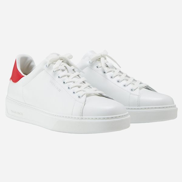 woolrich classic court sneaker wit rood