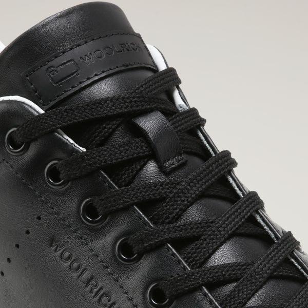 Woolrich Classic Court Sneaker Zwart