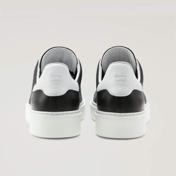 Woolrich Classic Court Sneaker Zwart