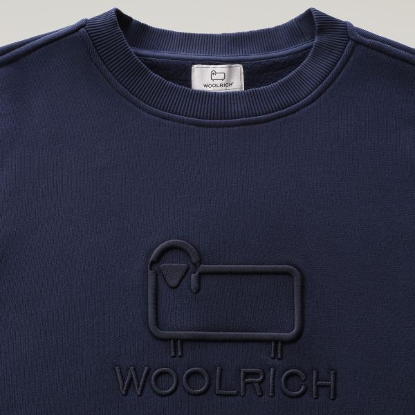 Woolrich Classic Fleece Sweater Donker Blauw
