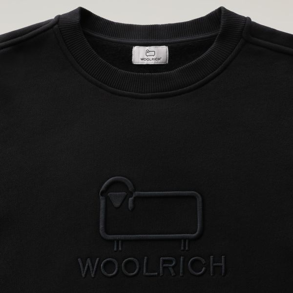 Woolrich Classic Fleece Sweater Zwart
