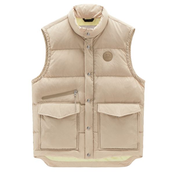 woolrich eco aleutian bodywarmer beige